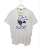 バズリクソンズ BUZZ RICKSON’S 25SS プリントTシャツ ミリタリー 442nd BOMB.SQ. ホワイト 白 BR79512 XL