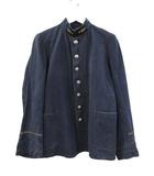 ヴィンテージ VINTAGE フランス アンティーク ファイヤーマン ジャケット インディゴ HBT ヘリンボーン フレンチワーク カバーオール sapeurs pompiers