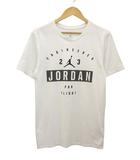 ナイキ NIKE JORDAN FOR FLIGHT 801556-100 ジョーダン フライト プリント Tシャツ S 白 ホワイト 半袖 カットソー トップス