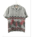  Blue Hawaii アロハシャツ ハワイアンシャツ 総柄 コットン グレー系