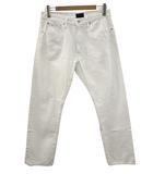 コロナ CORONA ホワイト デニムパンツ L 白 ストレート ジーンズ ボトムス