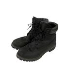 ティンバーランド Timberland 6inch Fabric Boot 9645B 6インチ ファブリック ブーツ 27.5cm ブラック カモ 黒 レースアップ 迷彩柄 カモフラ シューズ 靴
