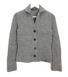 バーバリー ロンドン BURBERRY LONDON ニット ジャケット カーディガン 1 グレー ウール トップス 上着 アウター