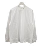  JAPAN MADE屋 ジャパンメイド屋 とろける高級ロンT L 白 ホワイト 長袖 カットソー 無地 トップス