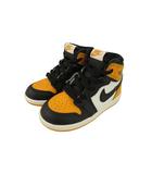 ナイキ NIKE JORDAN 1 RETRO HIGH OG TD TAXI ジョーダン1 レトロ タクシー 14cm スニーカー イエロー ☆AA★
