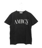 アメリカーナ AMERICANA ドゥーズィエムクラス 別注 AMRCN Tシャツ 黒 トップス ロゴ 半袖 カットソー DEUXIEME CLASSE