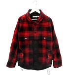 ノンネイティブ nonnative FELLER JACKET W/P/A/N BUFFALO PLAID NN-JU3405 チェック ジャケット 1 レッド アウター