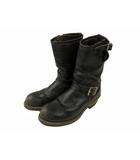 レッドウィング REDWING 90s 2268 PT91 エンジニア ブーツ 7.5D 94年刻印 ブラック スチールトゥ ヴィンテージ