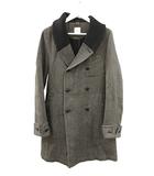 ティーエスエス ts(s) ダブルブレスト チェスターコート リブ グレー 1
