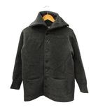 ブラックサイン BLACK SIGN スウェットジャケット スウェットカーディガン ブラック 36