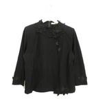 ノンノンドール non non dorl ムッシュ榊 ウール ニット トップス ボトルネック モチーフ付き 黒 ブラック トップス