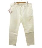 リー LEE 201 ジーンズ レギュラー ストレート デニムパンツ 46 ホワイト ボトムス