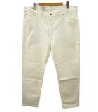 リー LEE 201 ジーンズ レギュラー ストレート デニムパンツ 46 ホワイト ボトムス