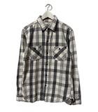 オムニゴッド OMNIGOD チェック ヘビーネルシャツ 4 グレー 長袖 トップス