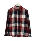 ベンデイビス BEN DAVIS チェック柄 長袖 ネルシャツ L レッド トップス
