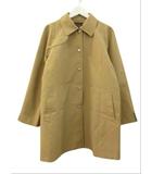 レリアン Leilian ステンカラーコート 膝丈 長袖 ベージュ 11号 L 上着 アウター