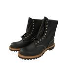 レッドウィング REDWING 4501  8インチ ロガーブーツ ブラックオイルスリック レザー 8.5D