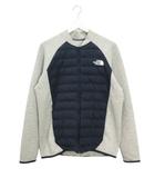 ザノースフェイス THE NORTH FACE ハイブリッドテックエアーインサレーテッドジャケット M グレー 紺 ネイビー 上着 アウター