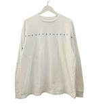 シークエル SEQUEL Tシャツ 長袖 ロンT ホワイト 白 星柄 M 綿 コットン トップス