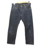 ジョンブル JOHNBULL Sewing Chop O'alls 502BD デニムパンツ 34 ブルー 赤耳 セルビッチ ジーンズ ストレート ボトムス