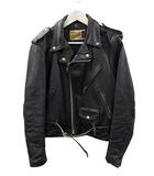 ショット SCHOTT 90s バイカータグ 後期 618 レザー ダブルライダース ジャケット 38 USA製 ブラック