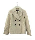 バーバリー ロンドン BURBERRY LONDON ピーコート ジャケット 長袖 オフホワイト 白系 ウール 38 上着 アウター