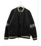  NEWAMS ニューアムス ボンバージャケット ブラック 黒 長袖 M 上着 アウター