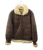  AVIATION アヴィエーション B-3 フライトジャケット 2104401441 ブラウン 40 ムートンジャケット ジップアップ アウター