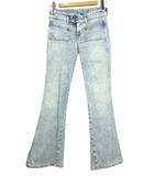 ディーゼル DIESEL ブーツカット デニム パンツ 23 ライトブルー D-HUSH ジーンズ ボトムス