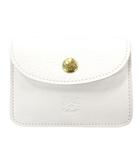 イルビゾンテ IL BISONTE カードケース ホワイト 白 レザー 牛革 名刺入れ 54212309193