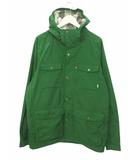 ステューシー STUSSY マウンテンパーカ L グリーン ジップアップ ブルゾン ナイロンジャケット アウター ☆AA★