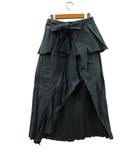 アメリヴィンテージ Ameri VINTAGE カットオフ 切替 ロングスカート コットン グリーン系 無地 ボトムス