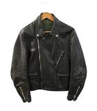 ヴィンテージ VINTAGE 60s INTERSTATE LEATHERS レザー ダブルライダース ジャケット 英国 ブラック 革ジャン