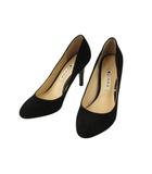 ダイアナ DIANA パンプス スエード ハイヒール 21.0cm ブラック 黒 レザー 靴 シューズ