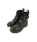 ドクターマーチン DR.MARTENS 1460 BUCKLE PULL UP LEATHER LACE UP BOOTS 31033001 バックル 8ホール ブーツ UK4 黒 ブラック レースアップ シューズ 靴