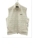 マリンゴルフ キルティングベスト ゴルフウェア ジオメトリックウェーブ ホワイト 7