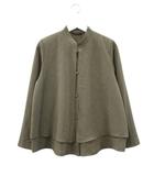 シセンドウ 詩仙堂 HITOSHI TAMURA ちりめん 縮緬 レイヤード ジャケット ダークベージュ系 トップス 上着