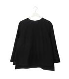 23区 オンワード樫山 ダブルクロスブラウス 38 ネイビー 紺 トップス