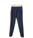 スラックス パンツ 38 ブルー系 センタープレス テーパード ボトムス