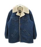 70s 80s デニム ランチコート ボア USA製 ヴィンテージ XL