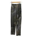 シセンドウ 詩仙堂 HITOSHI TAMURA ちりめん 縮緬 イージーパンツ グレー系 プリント ボトムス