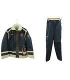 ミズノ MIZUNO 1998年長野冬季オリンピック日本選手団公式ボアジャケット パンツ セットアップ ネイビー 紺 S ジャケット ボトムス