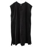 ネストローブ nest Robe 別珍 スリーブレス 2way ワンピース F ダークパープル ノースリーブ ベルベット ビロード