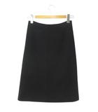 スカート 台形 ダークネイビー 紺 38 ボトムス