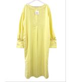 Sophi grace grace ウール 2WAY ドレス ワンピース 38 イエロー 黄色 ロング マキシ