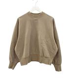Annie Mockneck Sweatshirt 37-13-0106-101 アニー モックネック スウェットシャツ 2 グレージュ系 長袖 トレーナー 無地 トップス