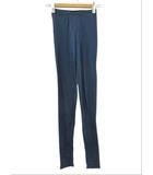 ザノースフェイス THE NORTH FACE リーブスパッツ レギンス ウエストゴム ストレッチ ボーダー ブルー ネイビー 青 紺 L ボトムス