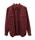 ペンドルトン PENDLETON × ウエアハウス WAREHOUSE ウール チェック シャツ レッド 36