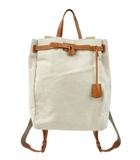 ゲンテン genten PiantaⅢ ピアンタ3 リュック 帆布 レザー コンビ バッグ ライトグレー系 BAG カバン 鞄