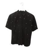 ヨーガンレール JURGEN LEHL 半袖カットソー シャツ 黒 ブラック 刺繍 トップス